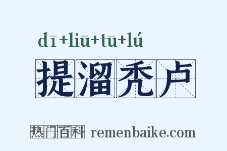 提溜秃卢是什么意思的图片